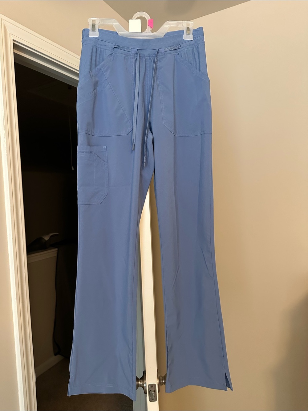 Light Blue Women’s Drawstring Scrub Pants